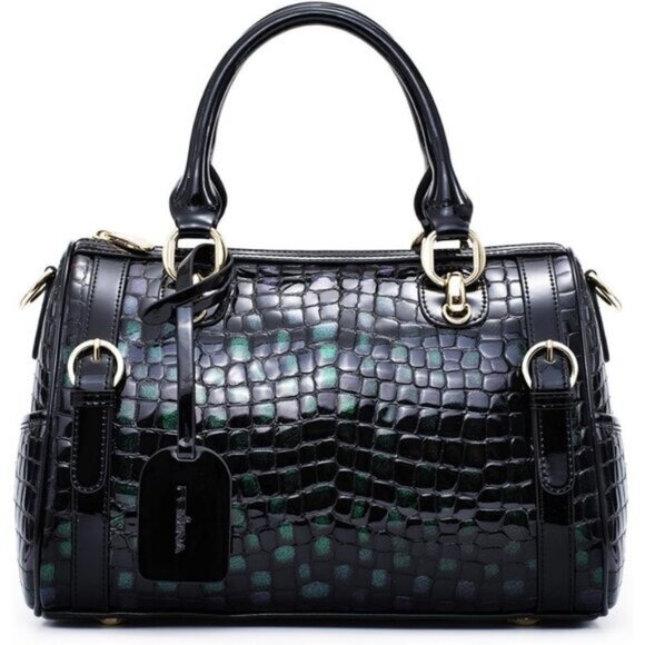 ⚡Women Green Genuine Leather Tote Handbag Clutch Purse Crossbody Bag - Picture 8 of 9